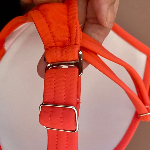 Venus vibrant orange bikini top NEW adjustable Padded 36c  34d. 32dd - Picture 5 of 10